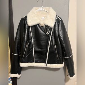 Superdown vegan leather coat